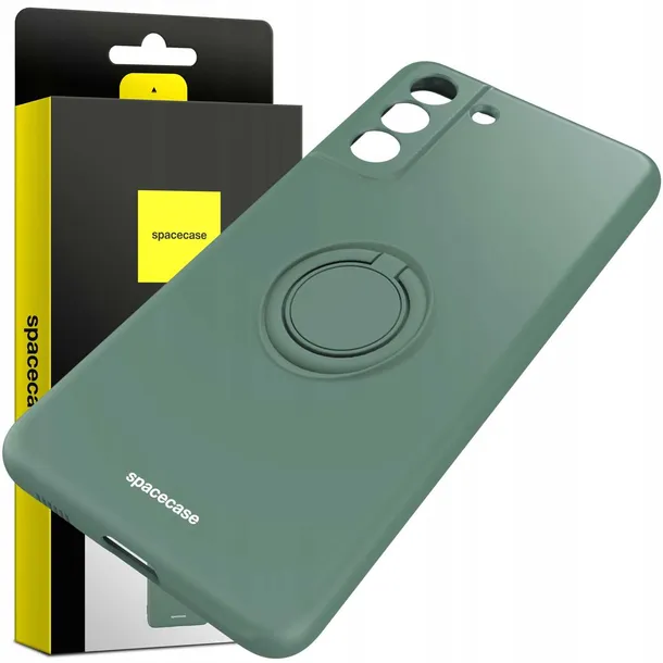 spacecase-silicone-ring-galaxy-s21-fe-dark-green-funkcje-pochlanianie-wstrzasow