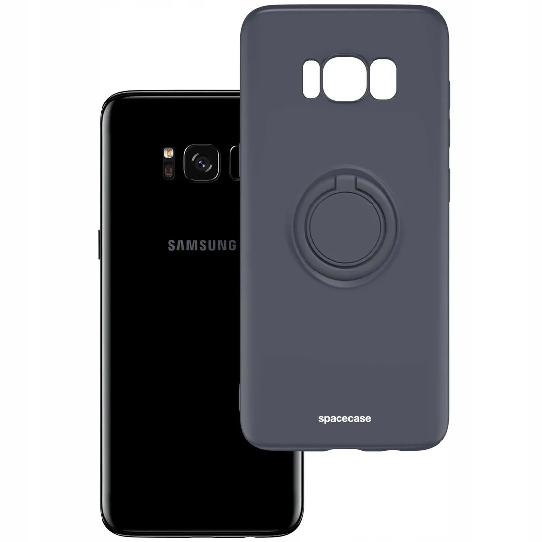 spacecase-silicone-ring-galaxy-s8-black