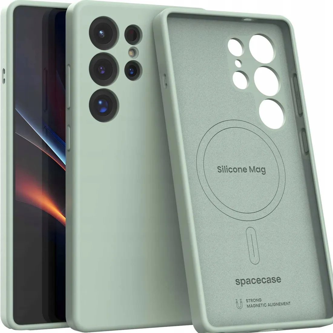 spacecase-silicone-mag-galaxy-s25-ultra-mint
