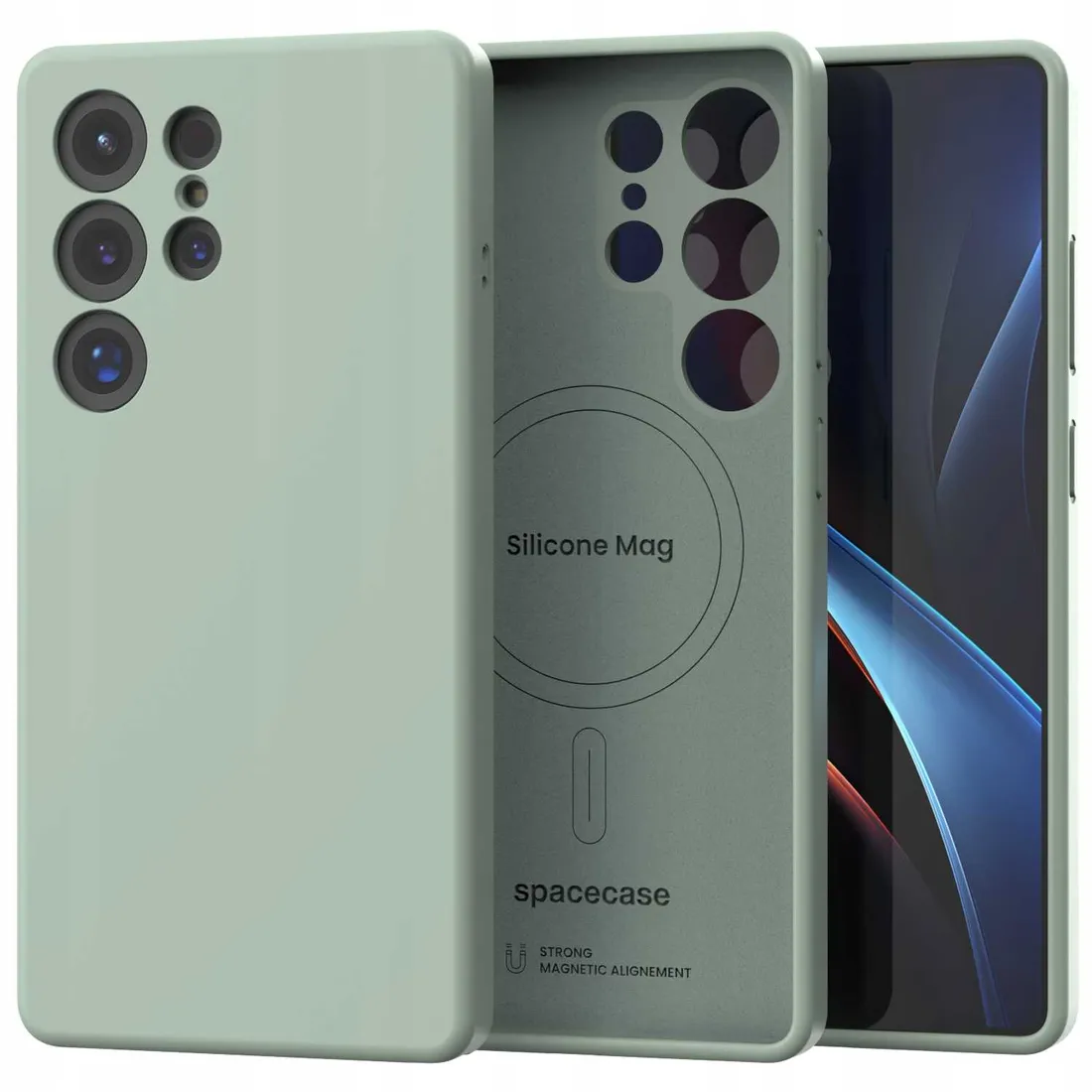 spacecase-silicone-mag-galaxy-s25-ultra-mint