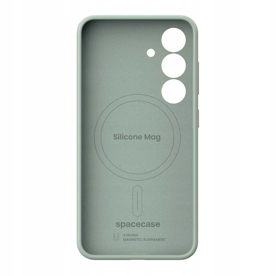 spacecase-silicone-mag-galaxy-s25-mint