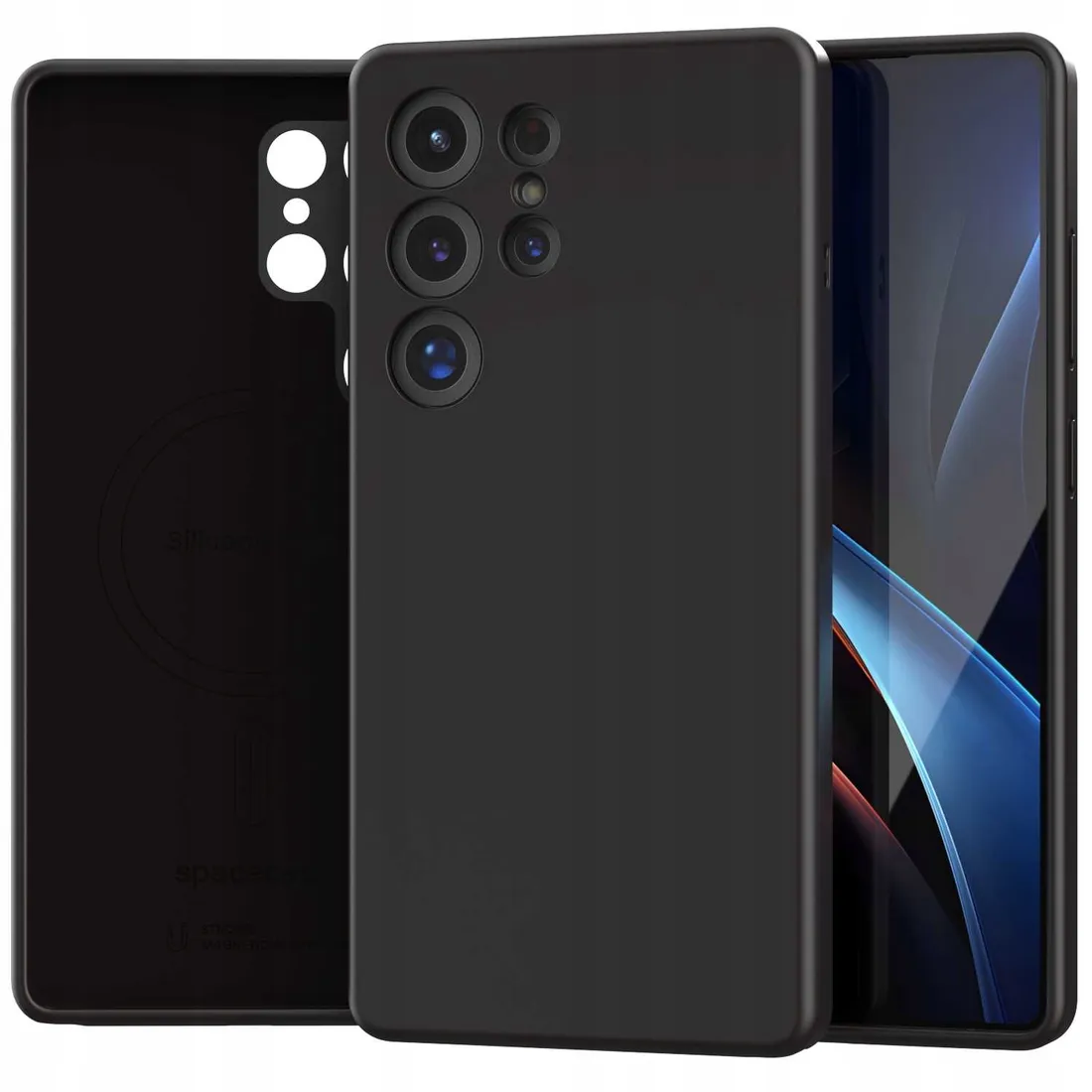 spacecase-silicone-mag-galaxy-s25-ultra-black