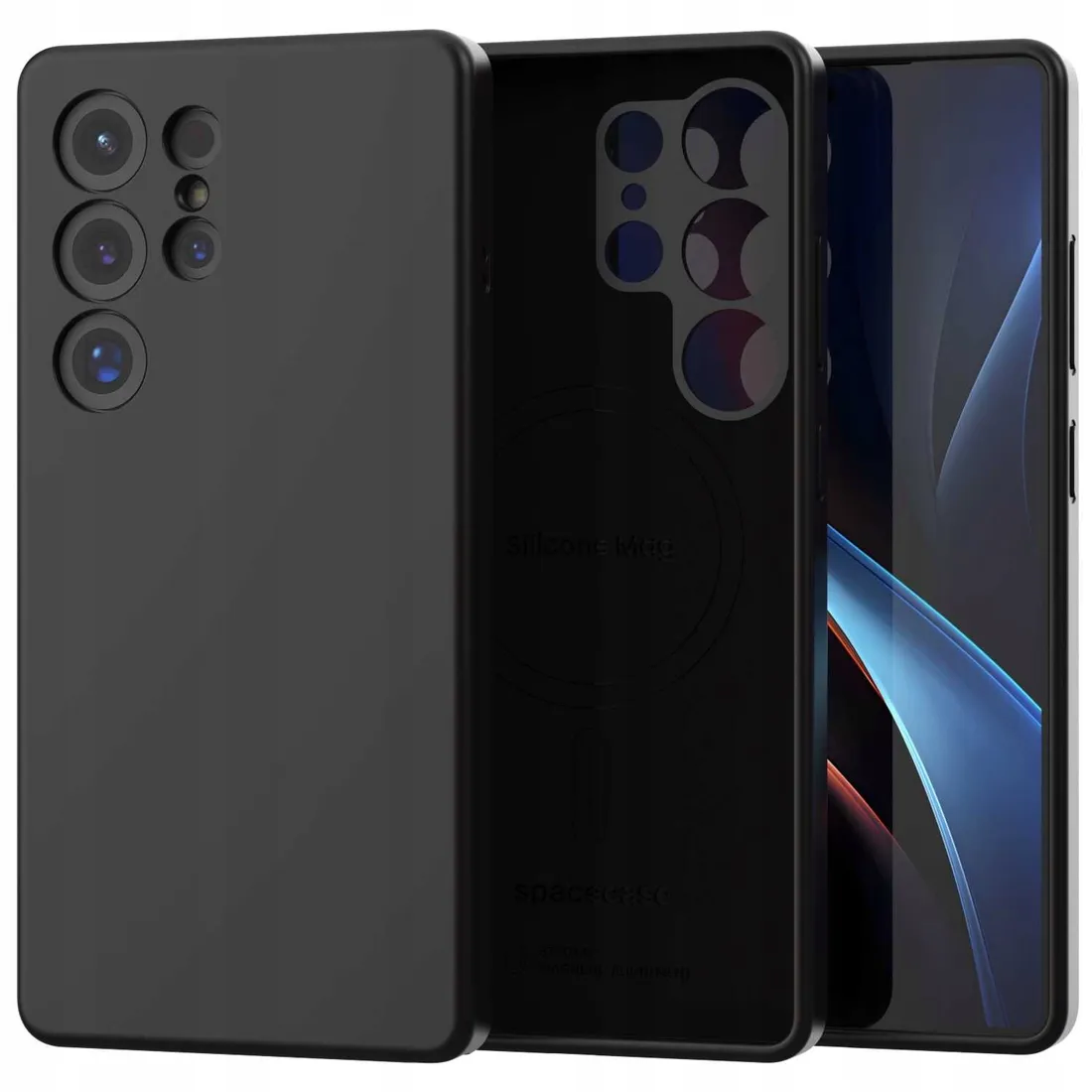 spacecase-silicone-mag-galaxy-s25-ultra-black