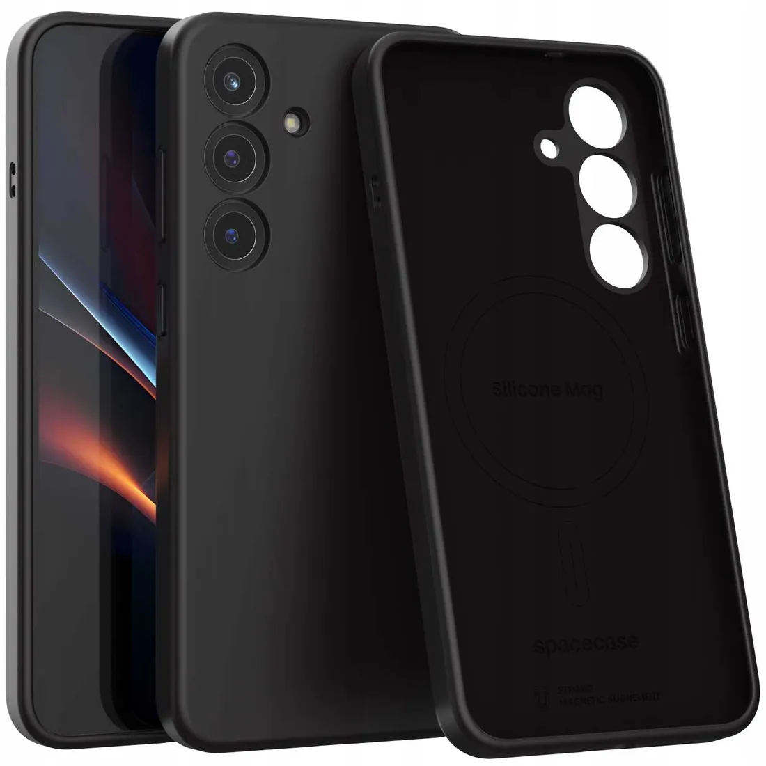 spacecase-silicone-mag-galaxy-s25-black