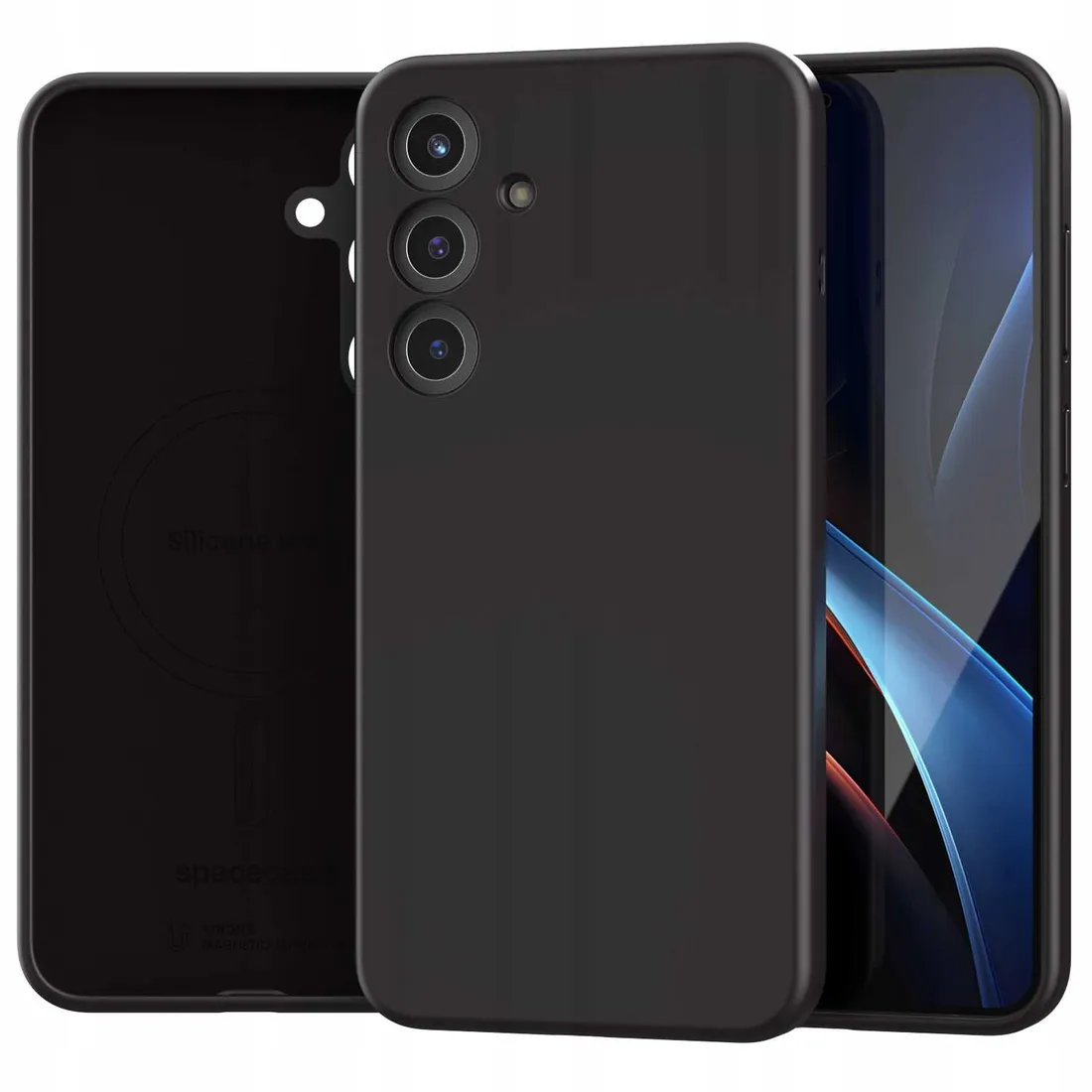spacecase-silicone-mag-galaxy-s25-black