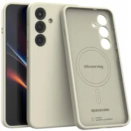 spacecase-silicone-mag-galaxy-s25-beige