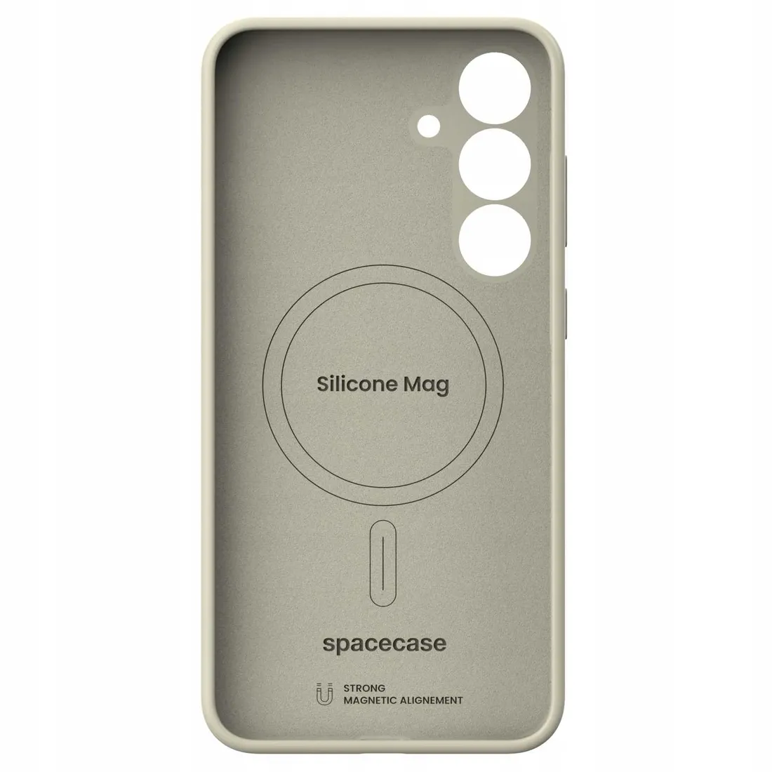 spacecase-silicone-mag-galaxy-s25-beige