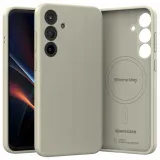 spacecase-silicone-mag-galaxy-s25-beige-funkcje-antyposlizgowa-struktura-ladowanie-indukcyjne-magsafe-pochlanianie-wstrzasow