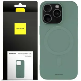 spacecase-silicone-magnetic-case-iphone-16-pro-dark-green