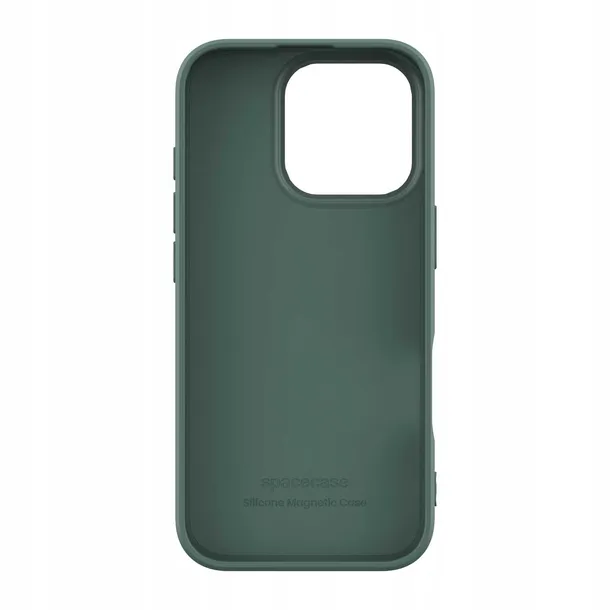spacecase-silicone-magnetic-case-iphone-16-pro-dark-green-kolor-zielony