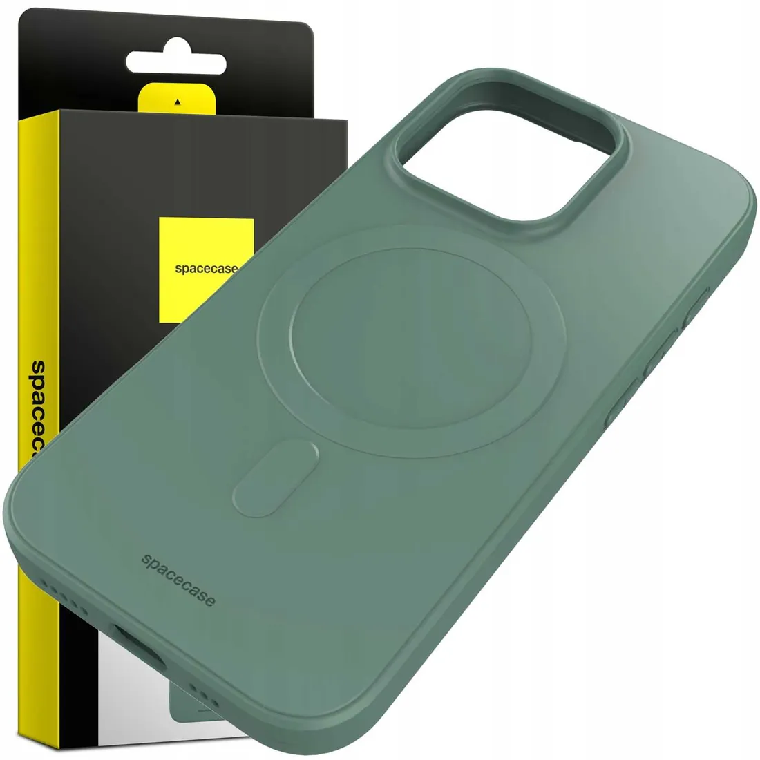 spacecase-silicone-magnetic-case-iphone-16-pro-dark-green-stan-nowy