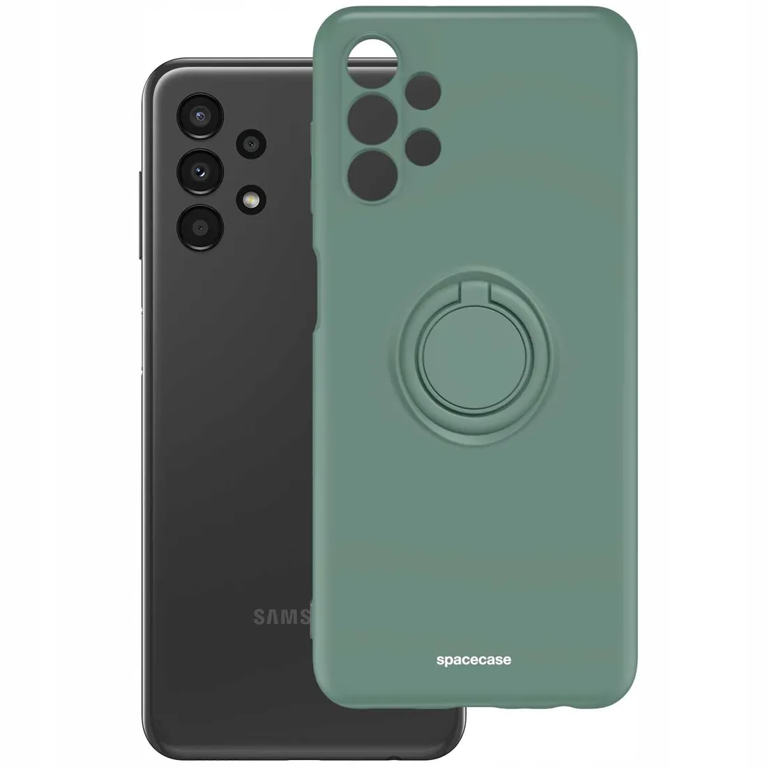 spacecase-silicone-ring-galaxy-a13-4g-dark-green