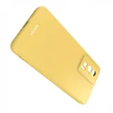 spacecase-silicone-case-poco-f5-pro-yellow-zalaczone-wyposazenie-szklo-hartowane-szmatka-do-czyszczenia