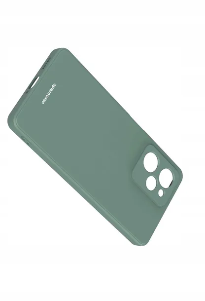 spacecase-silicone-case-poco-x5-pro-5g-dark-green-zalaczone-wyposazenie-szklo-hartowane-szmatka-do-czyszczenia