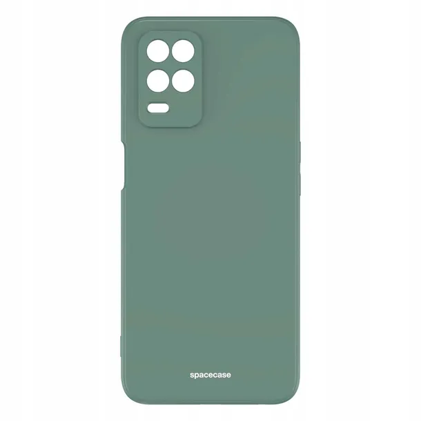 spacecase-silicone-case-realme-8-5g-dark-green-funkcje-ladowanie-indukcyjne-pochlanianie-wstrzasow