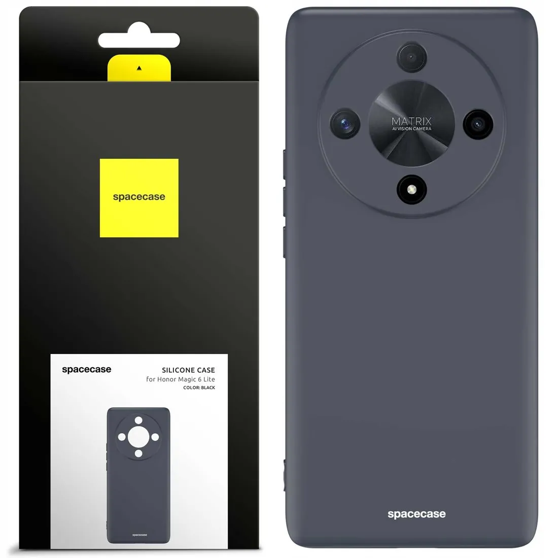 spacecase-silicone-case-honor-magic-6-lite-black