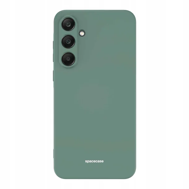 spacecase-silicone-case-galaxy-a55-5g-dark-green-funkcje-ladowanie-indukcyjne-pochlanianie-wstrzasow