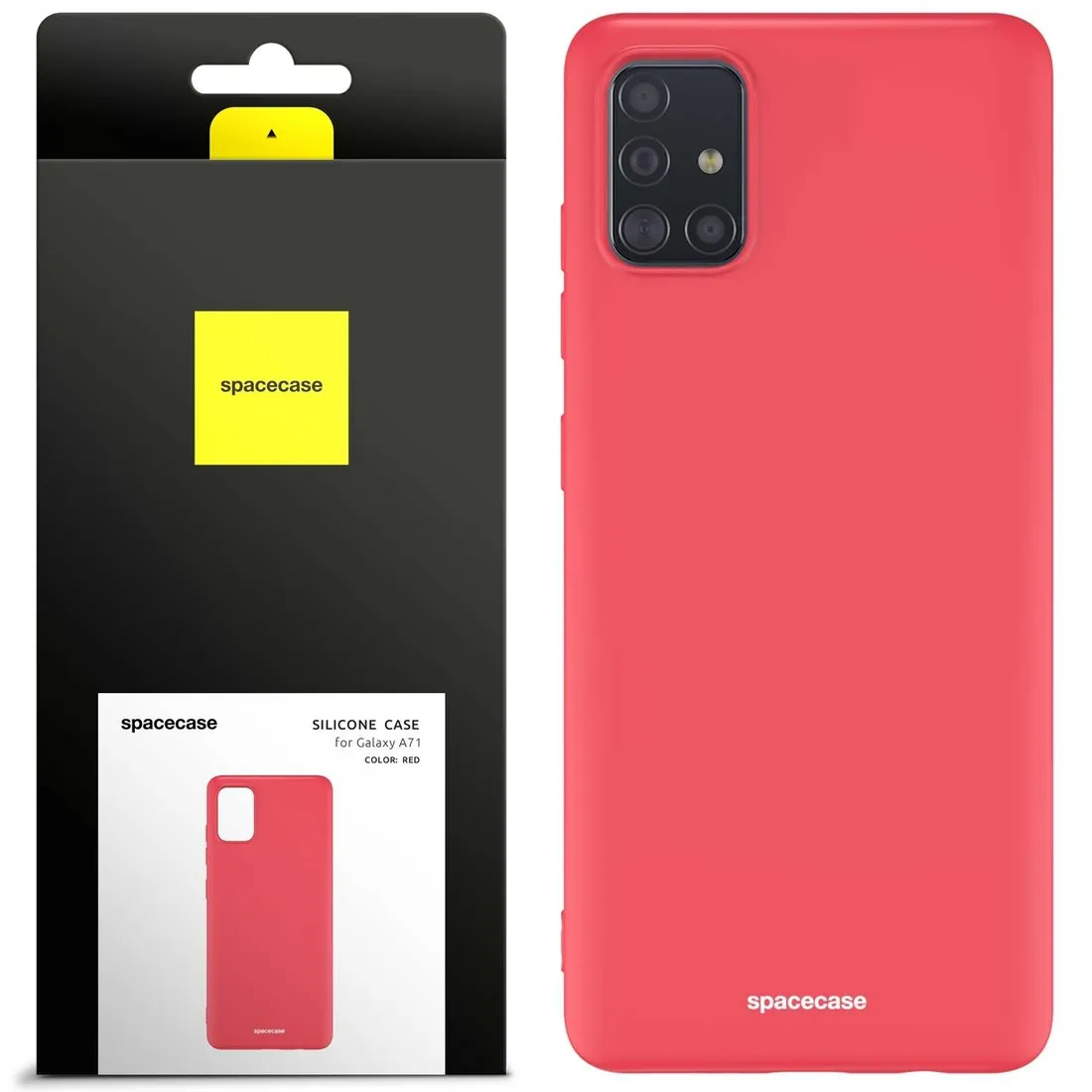 spacecase-silicone-case-galaxy-a71-red