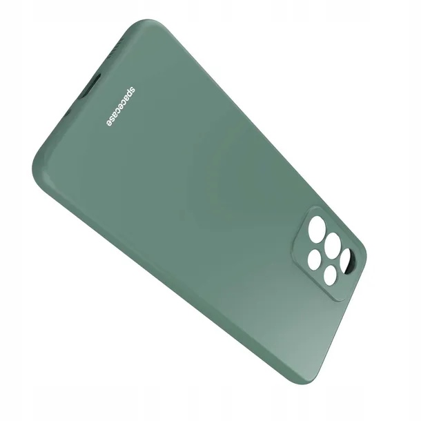 spacecase-silicone-case-galaxy-a33-5g-dark-green-zalaczone-wyposazenie-szklo-hartowane-szmatka-do-czyszczenia