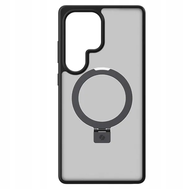 spacecase-ring-pro-galaxy-s25-ultra-black-funkcje-antyposlizgowa-struktura-ladowanie-indukcyjne-magsafe-pochlanianie-wstrzasow