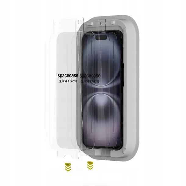 spacecase-quickfit-glass-iphone-15-16-konstrukcja-powloka-oleofobowa-zaokraglone-krawedzie-zaokraglone-rogi