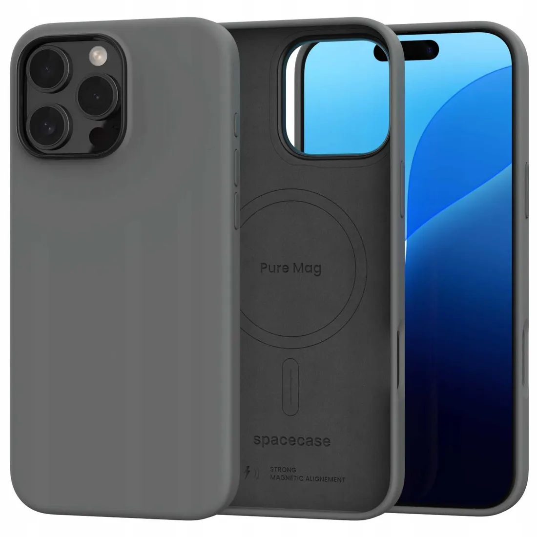 spacecase-pure-mag-iphone-16-pro-max-gray