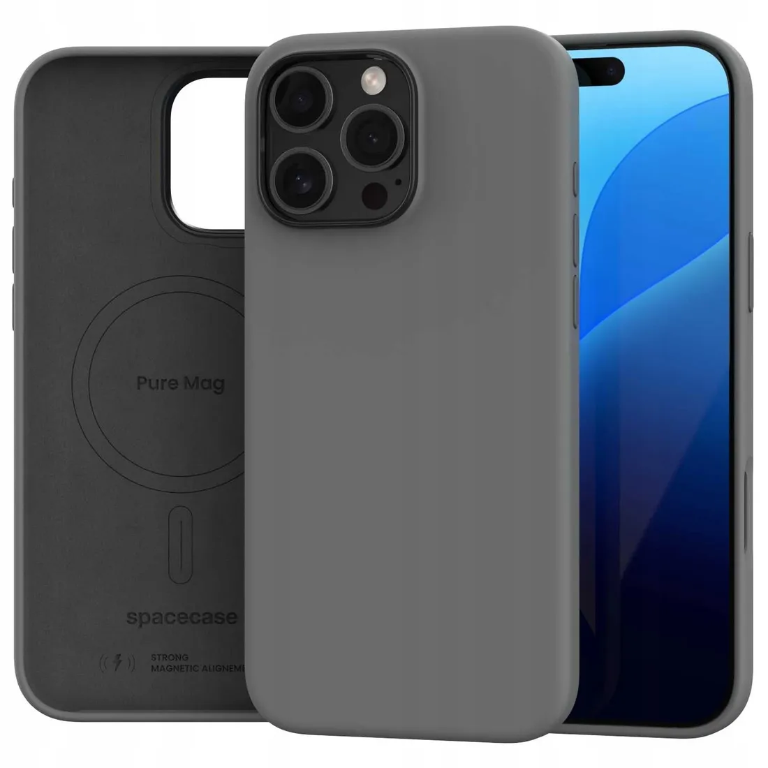 spacecase-pure-mag-iphone-16-pro-max-gray