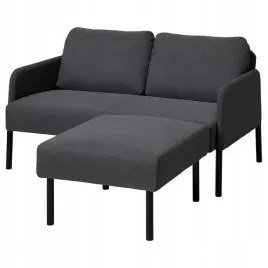 ikea-glostad-sofa-2-osobowa-z-szezlongiem-knisa-ciemnoszary