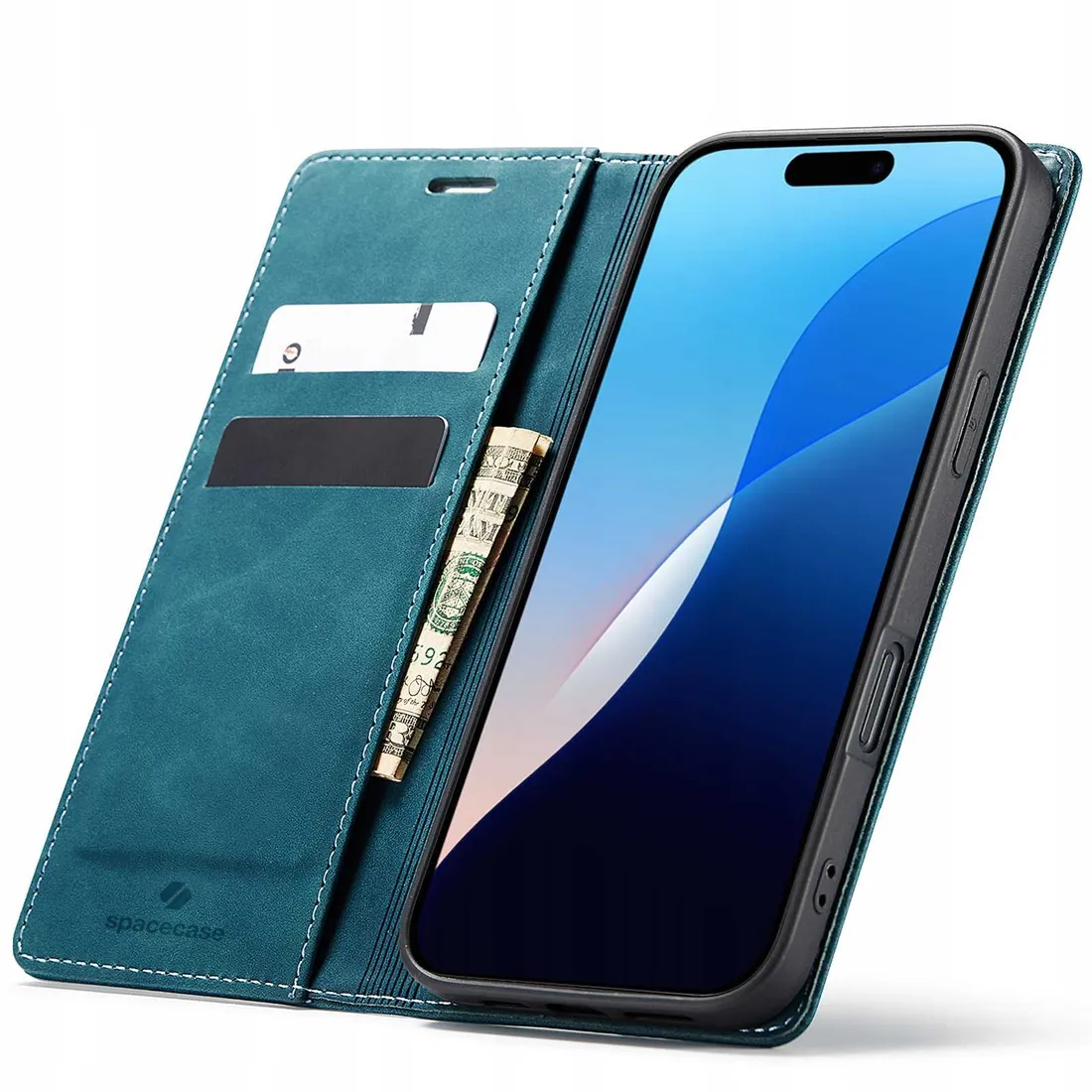 spacecase-wallet-iphone-16-pro-blue