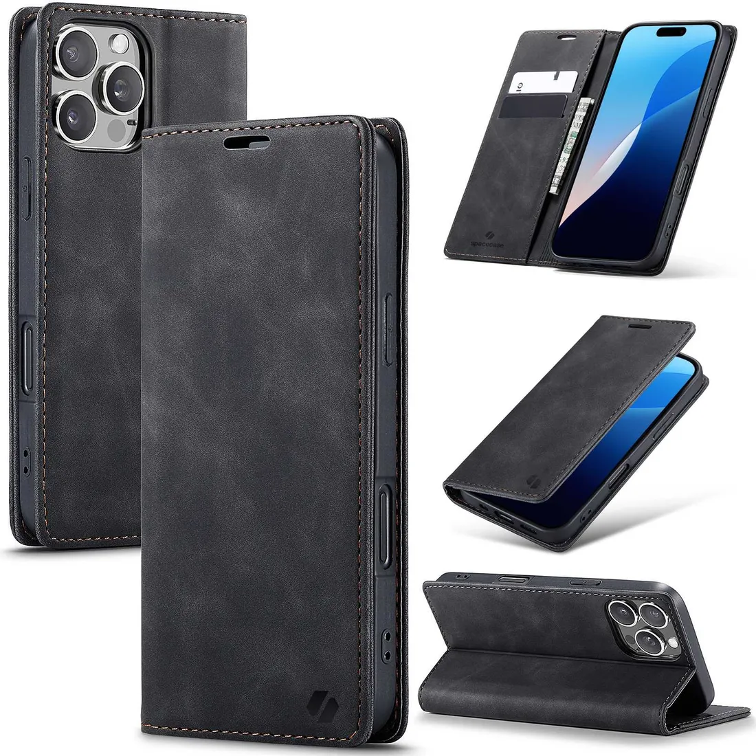 spacecase-wallet-iphone-16-pro-black