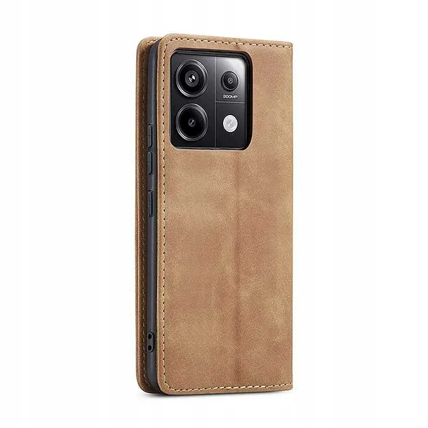 spacecase-wallet-poco-x6-rm-note-13-pro-5g-light-brown-kolor-brazowy