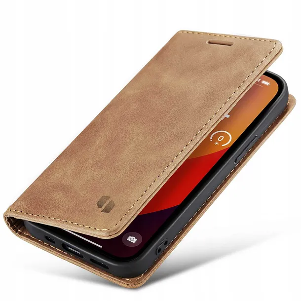 spacecase-wallet-iphone-15-pro-max-light-brown-zalaczone-wyposazenie-szklo-hartowane-szmatka-do-czyszczenia