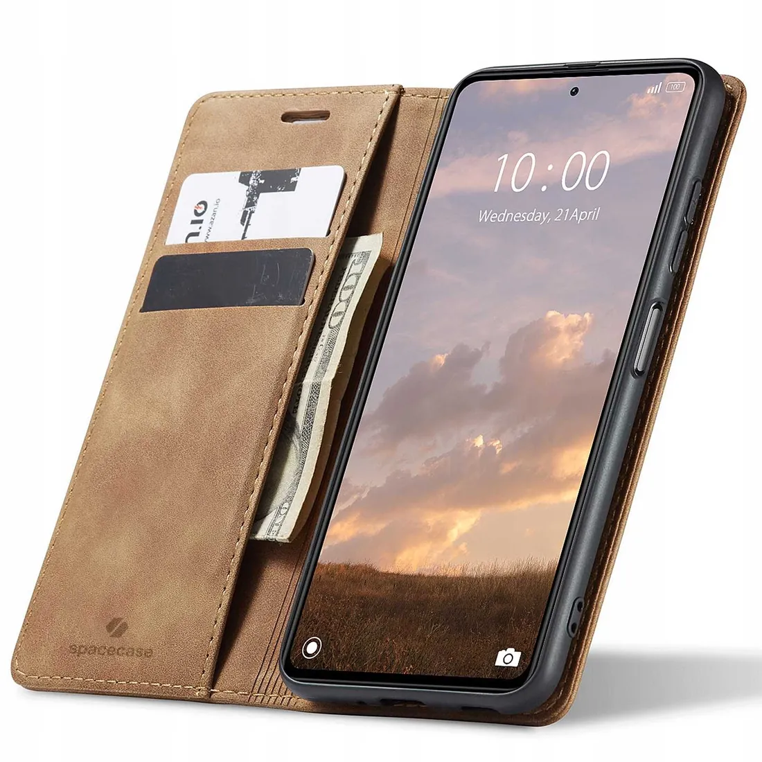 spacecase-wallet-poco-x5-pro-note-12-pro-light-brown