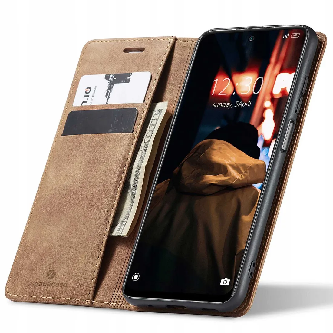 spacecase-wallet-redmi-note-11-11s-light-brown