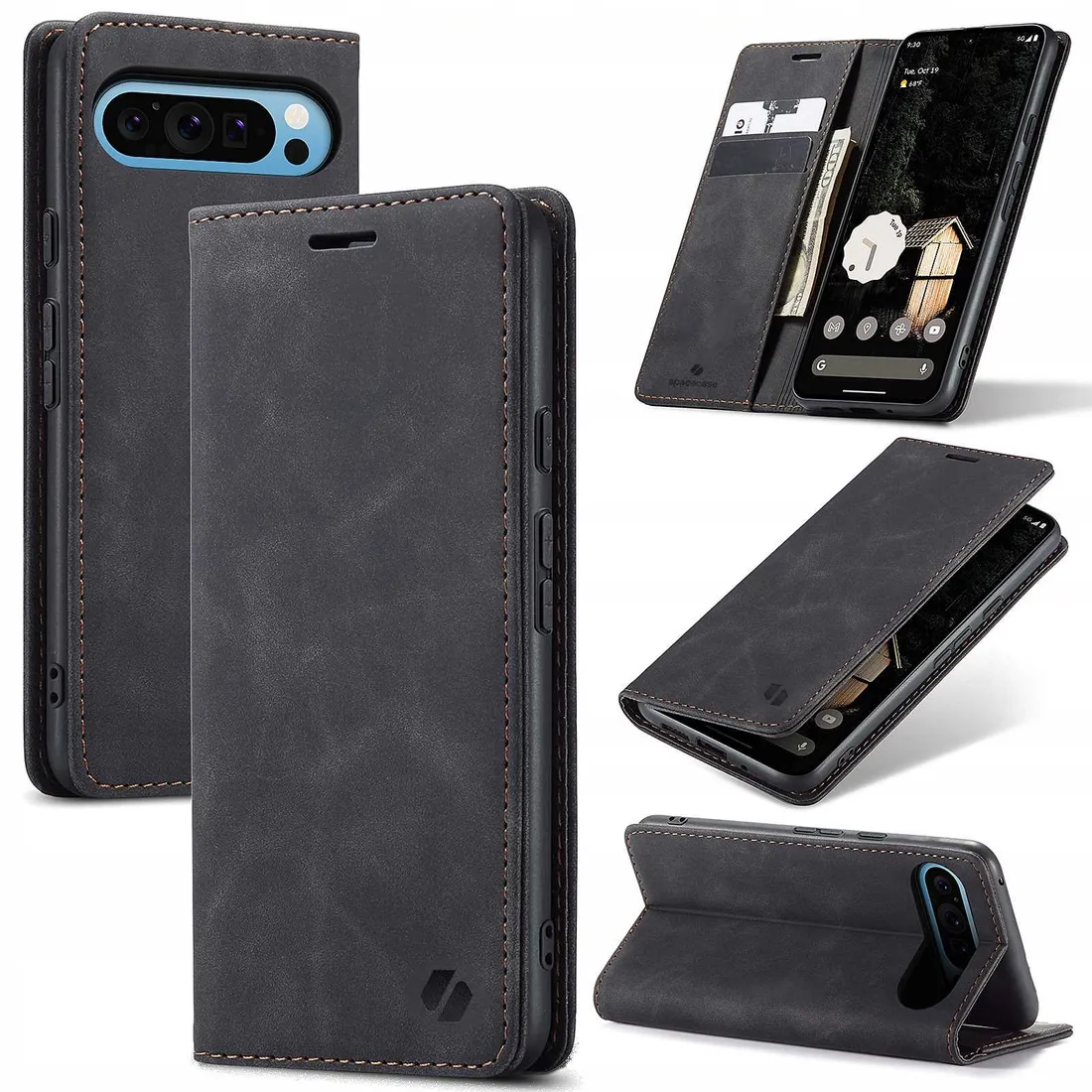 spacecase-wallet-google-pixel-9-pro-xl-black