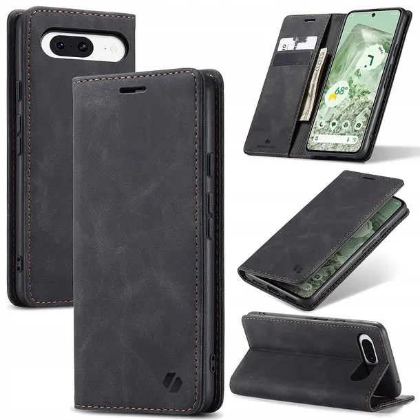 spacecase-wallet-google-pixel-8a-black-material-skora-ekologiczna