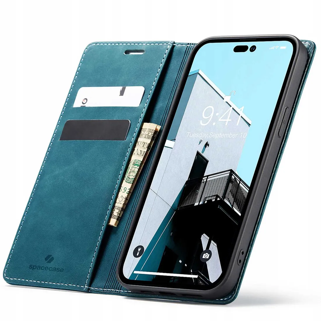 spacecase-wallet-iphone-14-pro-blue