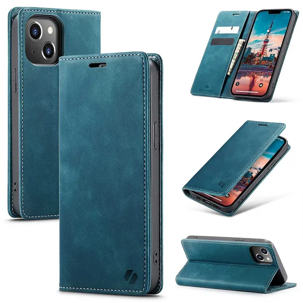 spacecase-wallet-iphone-14-blue-rozszerzenie-podstawka