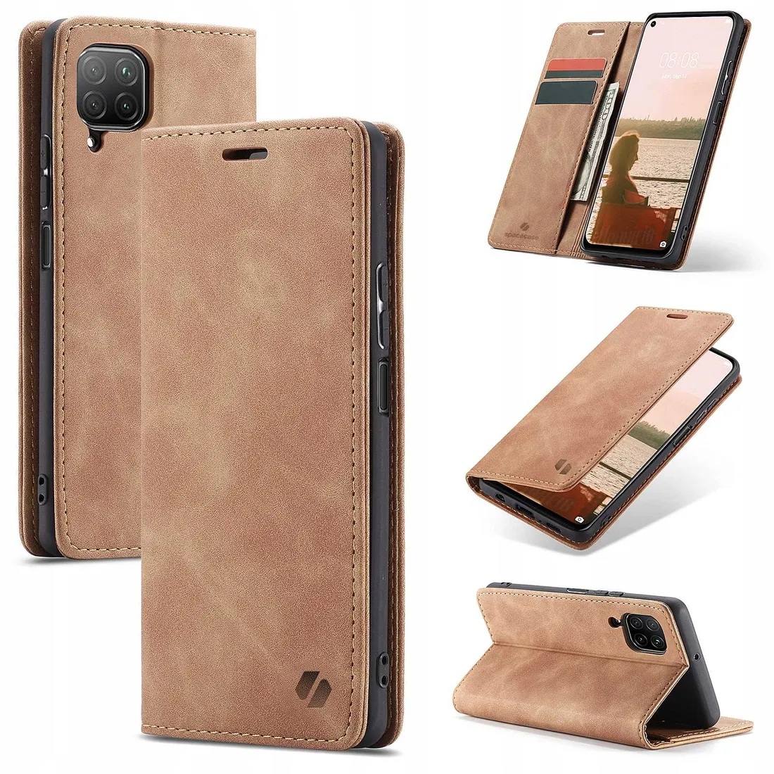 spacecase-wallet-huawei-p40-lite-light-brown