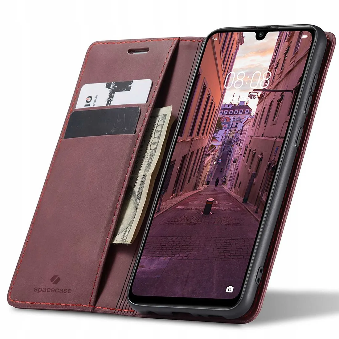 spacecase-wallet-huawei-p30-lite-red