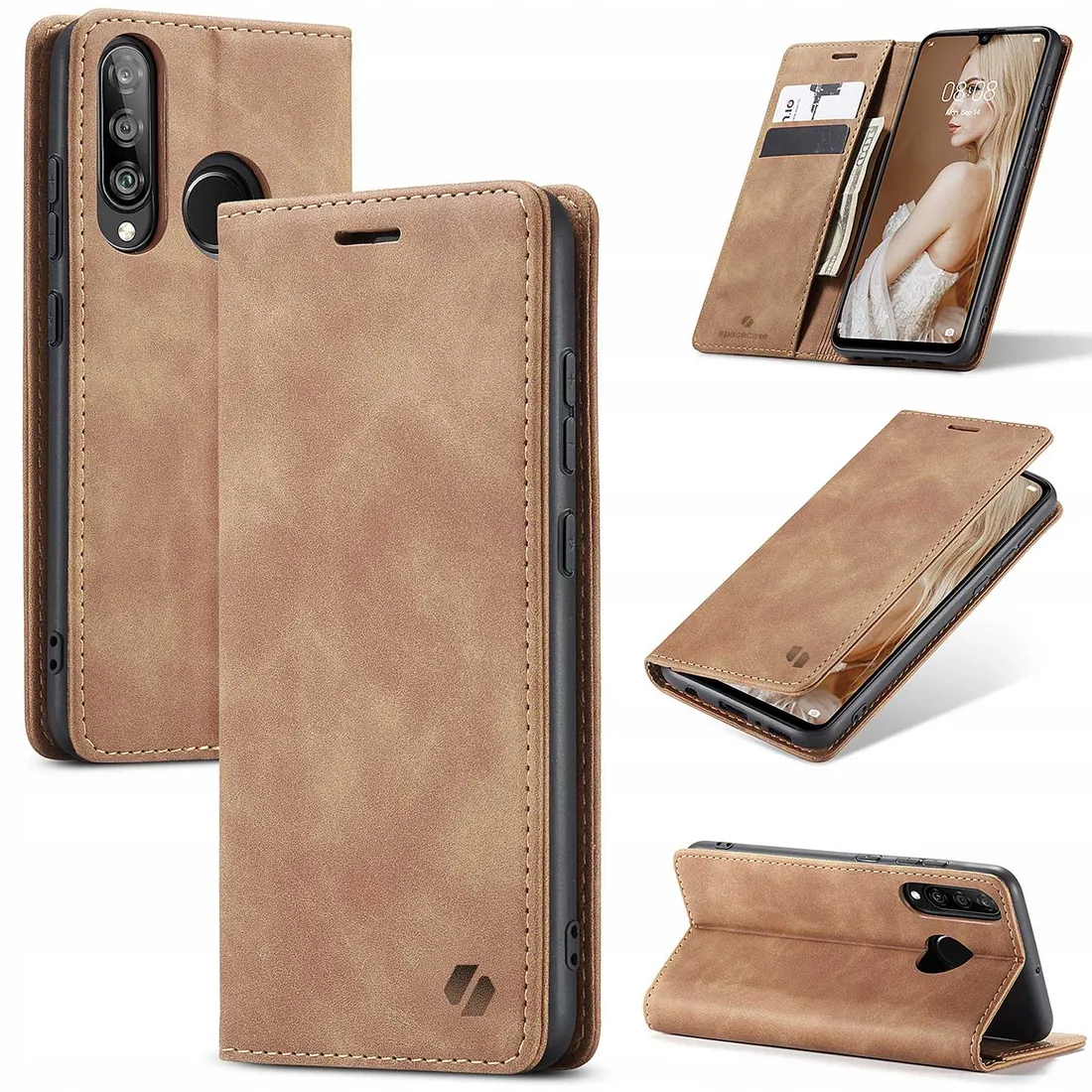 spacecase-wallet-huawei-p30-lite-light-brown