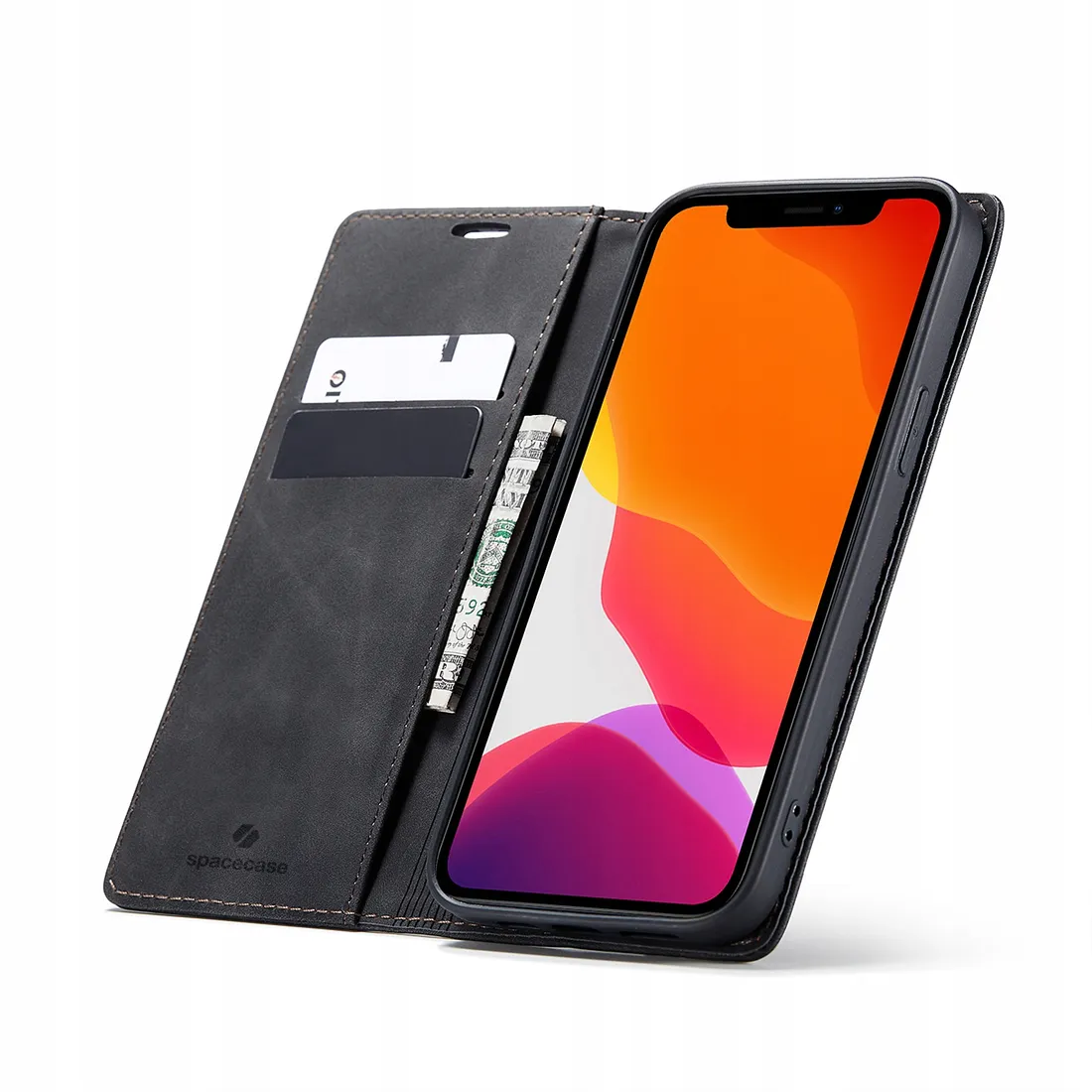spacecase-wallet-iphone-12-pro-max-black