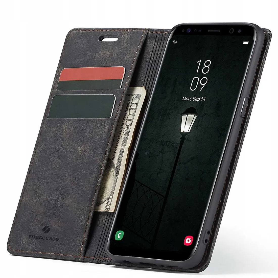 spacecase-wallet-galaxy-s8-black