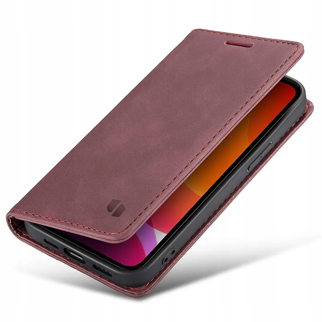 spacecase-wallet-iphone-12-12-pro-red