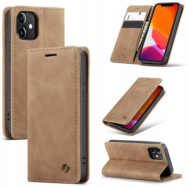 spacecase-wallet-iphone-12-12-pro-light-brown-typ-etui-z-klapka