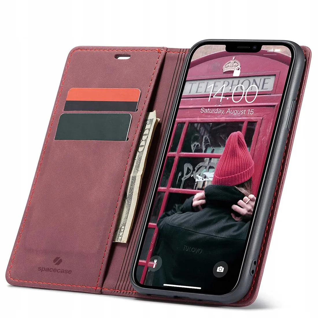 spacecase-wallet-iphone-11-red