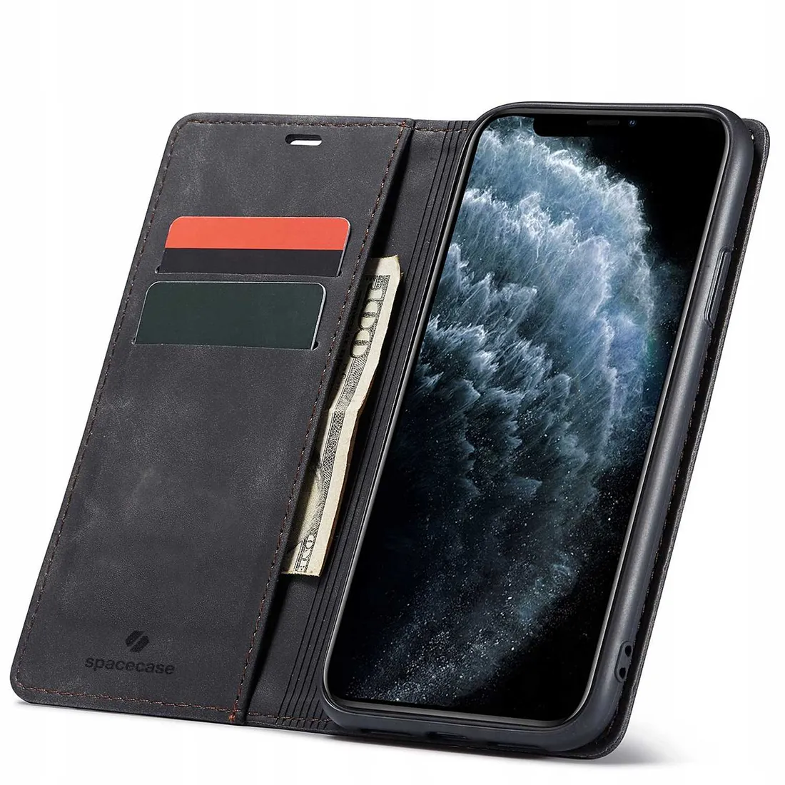 spacecase-wallet-iphone-11-pro-black