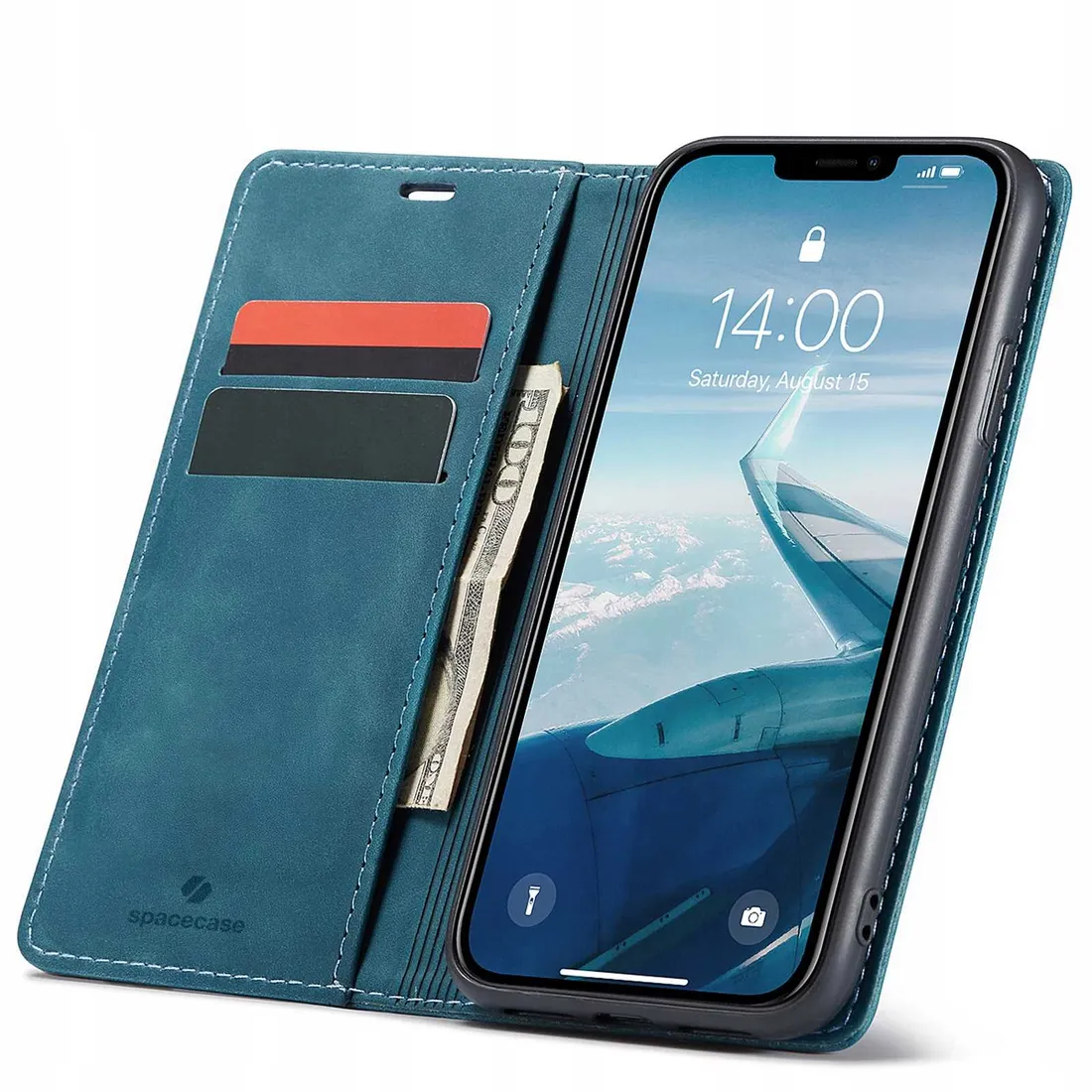 spacecase-wallet-iphone-11-blue