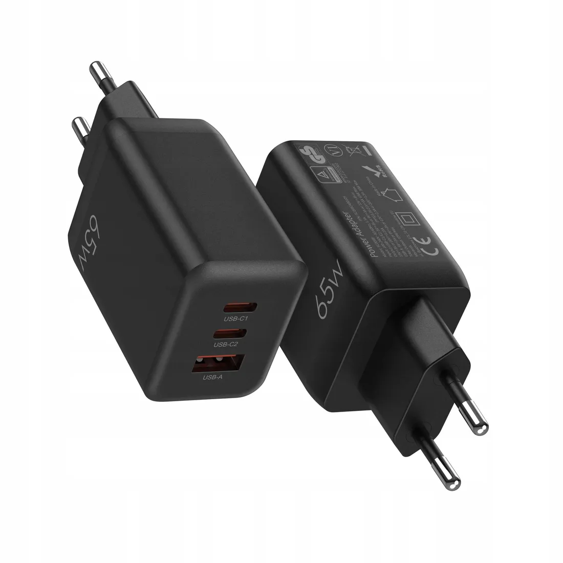 spacecase-usb-charger-65w-gan-sc008b-black