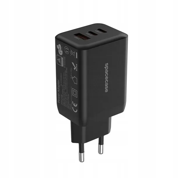 spacecase-usb-charger-65w-gan-sc008b-black-zlacza-usb-typ-c-usb